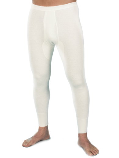 Medima Unterwäsche Unterziehhose (50% Angora) lang weiss Herren (Gr. M-L)